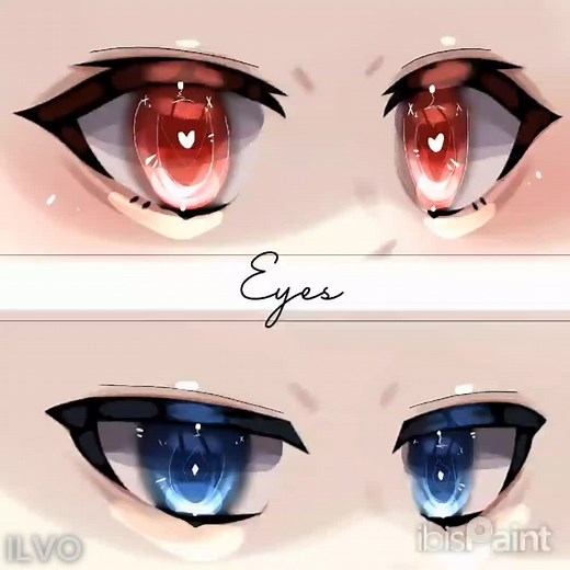 Random Eyes Shading Tutorial in Gacha Life with Ibispaint X