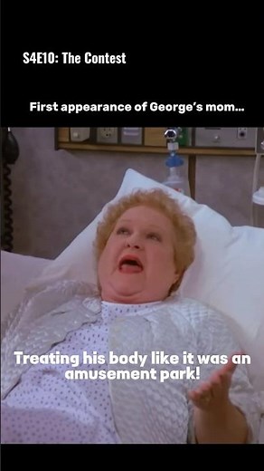 First appearance of George’s mom (Estelle Harris) 👀 #seinfeld #netflix #90stv #sitcom