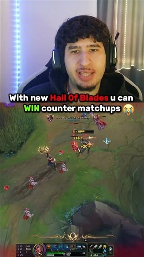 with new hail of blades u can win counter matchups😭