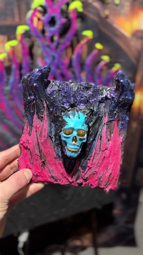 I'm creating some small abstract originals for my upcoming convention