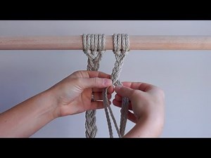 DIY Macrame Tutorial - 3-Strand & 4-Strand Braids!