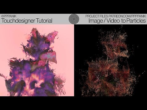 IMAGE / VIDEO TO PARTICLES - TOUCHDESIGNER TUTORIAL