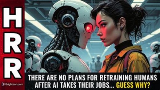 There are NO PLANS for retraining humans after AI takes their jobs... guess why?