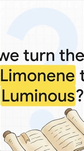 Unlock Nature's Secrets: Linalool's Calm, Limonene's Spark! #shorts