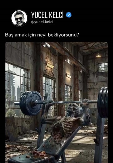 Başlamak için neyi bekliyorsun? Sağlıklı yaşamak için ölmeni mi? Bugün gördüğün bu video tamamen yapay zekâ ile üretildi. Bu tarz sahneler; text-to-video AI modelleri (Sora, Runway Gen-3, Pika, Higgsfield, Kaiber), ardından CapCut/After Effects ile düzenleme ve ses tasarımı ile hazırlanıyor. Yani tek bir kamera bile kullanılmadan, sadece hayal gücü ve doğru prompt ile bu etki yaratılabiliyor. Ama mesaj gerçek: Spor sadece kas yapmak değil. 🧠 Beyin sağlığı ❤️ Kalp ve damar sistemi ⚡ Enerji, odak