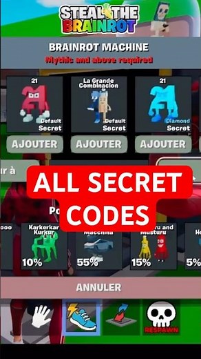 STEAL THE BRAINROT FERINS MAP FORTNITE CREATIVE - ALL NEW SECRET CODE Admin, Chocolate EVENT #shorts