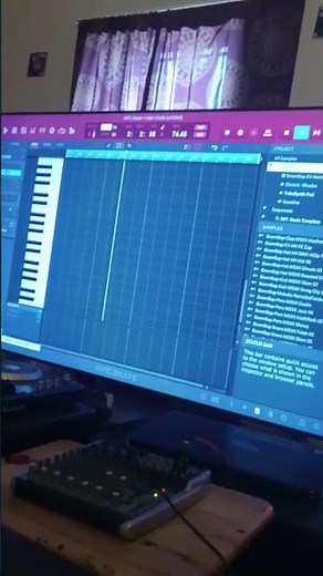 Akai Professional MPK Mini MK III practicing
