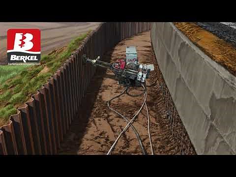 Sheet Pile and Tieback Wall Animation