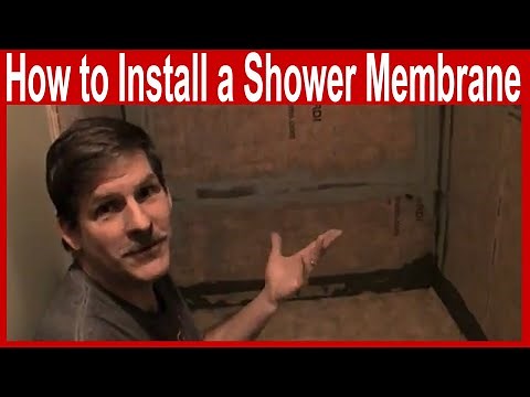 How to Install a Schluter Kerdi Waterproof Shower Membrane