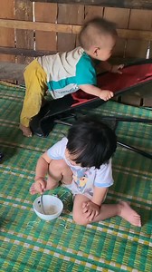 897K views · 6K reactions | Baby Tit is full and in a good mood. | Ma Thi Ngoan Life. | Facebook