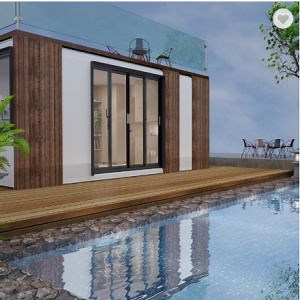 [Hot Item] Customized Design 2 Floor Prefab Beach House Beach Hut