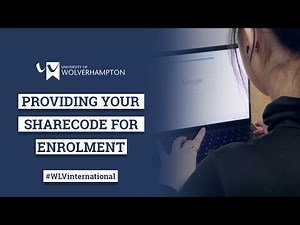 Providing Your Sharecode for Enrolment