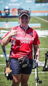 When 9 is good enough! Olivia Dean is through to her first #ArcheryWorldCup individual final! 🇺🇸🏹 | USA Archery