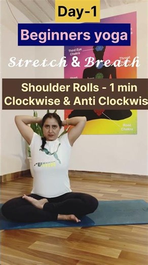 Day 1 Yoga for Beginners | Full Body Stretch & Easy Yoga Flow# short