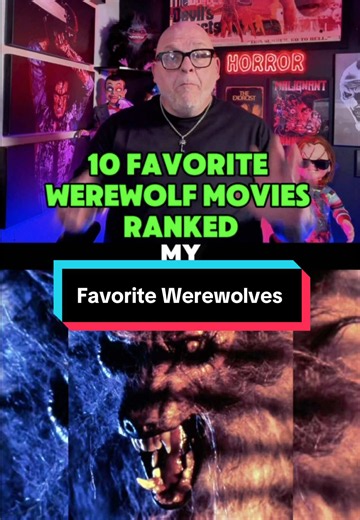 Werewolves!!!! Ranking my top 10 favorite Werewolf Films! #horror #horrortiktok #horrortok #HorrorMovie #horrorfilm