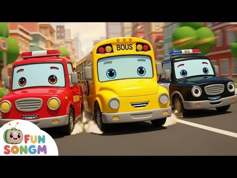 Wheels On The Bus Go To Town | Nursery Rhymes & Kids Songs - ABC Story Tunes