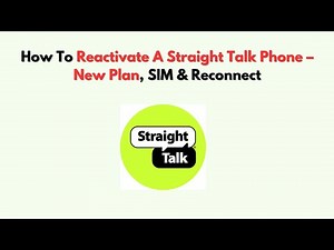How To Reactivate A Straight Talk Phone – New Plan, SIM & Reconnect