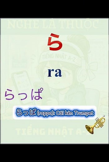 Bảng chữ cái Tiếng Nhật Hiragana|Hàng Ra-wa-n #bangchucai #tiengnhat #nihongo #study #viral