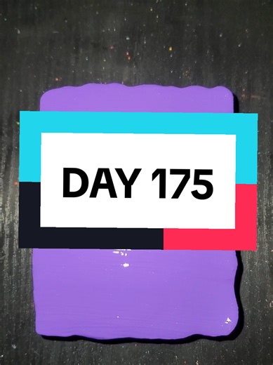 Creative Paint Layering Techniques on Day 175