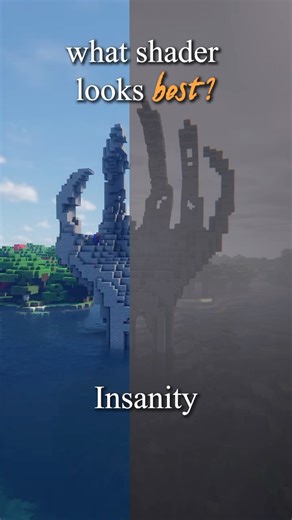 THE Minecaft Shaders Comparison ❤️💙