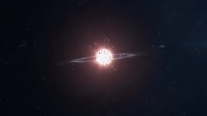 Planet Earth Exploding and Sending a Shockwave into Space