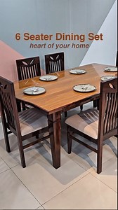 88 reactions · 12 comments |  A dining set that makes you feel something? comfort, connection, legacy.  Watch how a table became the heart of the home. #MoreThanFurniture #Diningset #6seaterdiningset #FamilyInFocus #DesignThatConnects #furniturehub | Furniture Hub | Facebook