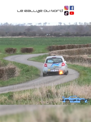 Hervé Lenoir - Frédéric Baquet Renault Clio R3 Rallye Du Marquenterre 2026 📢 Pour rappel : Des stickers (environ 15 cm) sur fond transparent sont disponibles ! Ils sont gratuits, et les dons libres sont les bienvenus pour me soutenir. #rallye #marquenterre #2026 #renault #clio