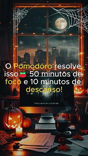 📚 Dificuldade em manter o foco nos estudos? A Técnica Pomodoro resolve isso! 🍅