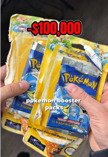 Disturbing Damage to Base Set 1st Edition Pokémon Packs