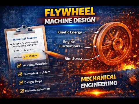 Flywheel Explained | Machine Design | Mechanical Engineering