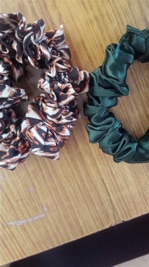 cute how to make scrunchies at home 🤩😍🥰♥️♥️