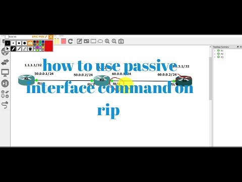 how to use passive interface command on rip