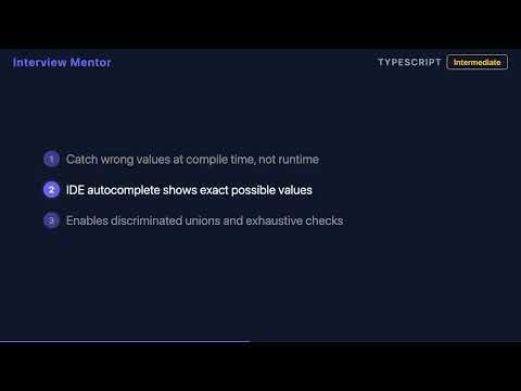 Why TypeScript Infers Literal Types for const