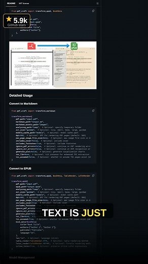 PDF Craft turns scanned PDFs into clean Markdown