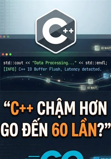 C chậm hơn Go 60 lần ? #developer #code #xuhuong #like