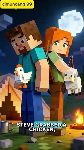 Minecraft Camping Adventure Gone Wrong!