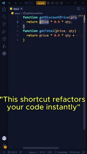 This VS Code Shortcut Refactors Your Code INSTANT