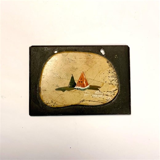 Vintage Pietra Dura Watermelon and Pear Plaque, Mosaic Stone Inlay, Ca: 1960s. - Etsy