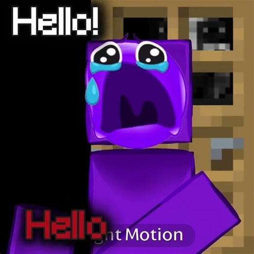 Knock knock! [flash warning](Minecraft knocker mod)#alightmotion #minecraftmod #fyp#trashpost