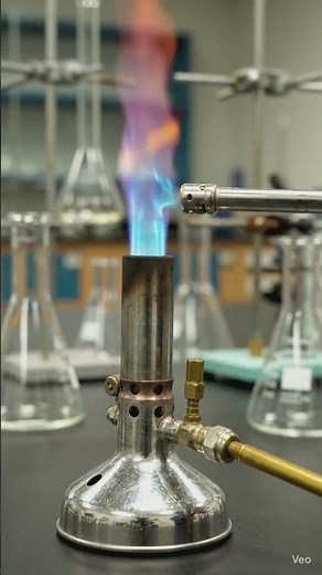 The secret physics inside a Bunsen burner#physics#science#chemistry#chemistrylab #physicsexperiments