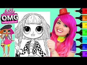 Coloring LOL Surprise OMG Neonlicious | Markers