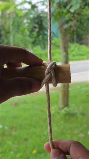 DIY Rope Ladder with Sticks 👍 #diy #craft #shorts #rope