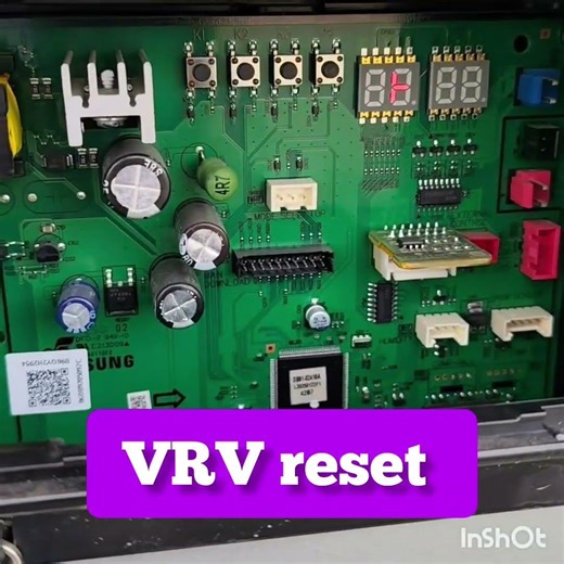 VRV RESET l vrv reset and machine check #sumsung #hvacamjad #vrv #reset #daikin #shorts #viral