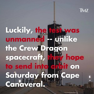 Elon Musk is having a rough week -- one of his SpaceX rockets ignited into a massive ball of fire Friday. | TMZ