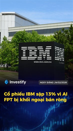 Cổ phiếu IBM giảm 13%: Tình hình FPT có an toàn?