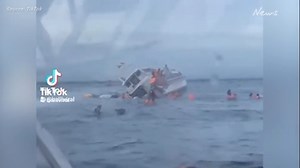 Speedboat capsizes off Bali coast with dozens on board
