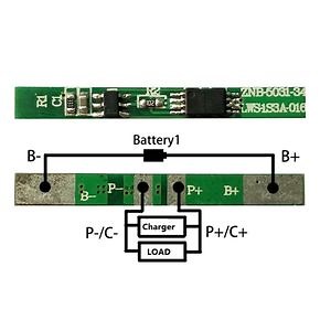 [Hot Item] PCM for 3.7V 3A Li-ion Battery Packs