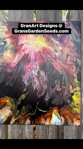 A few of my acrylic pour paint canvases, abstract paintings. Affordable prices so you can apply your own artwork to it. GranArt Designs @ GransGardenSeeds.com #pourpaintart #abstractart #crafting #gransgardenseeds | Gran Gilliam | Facebook
