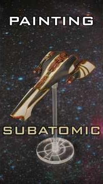 Painting the PHR Subatomic hero ship - Tabletop TV Quick Tips #shorts #dropfleetcommander