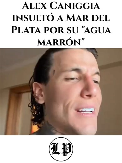⚫ El polémico mediático Alexander Caniggia se encargó de insultar a la ciudad de Mar del Plata por, según él, tener el